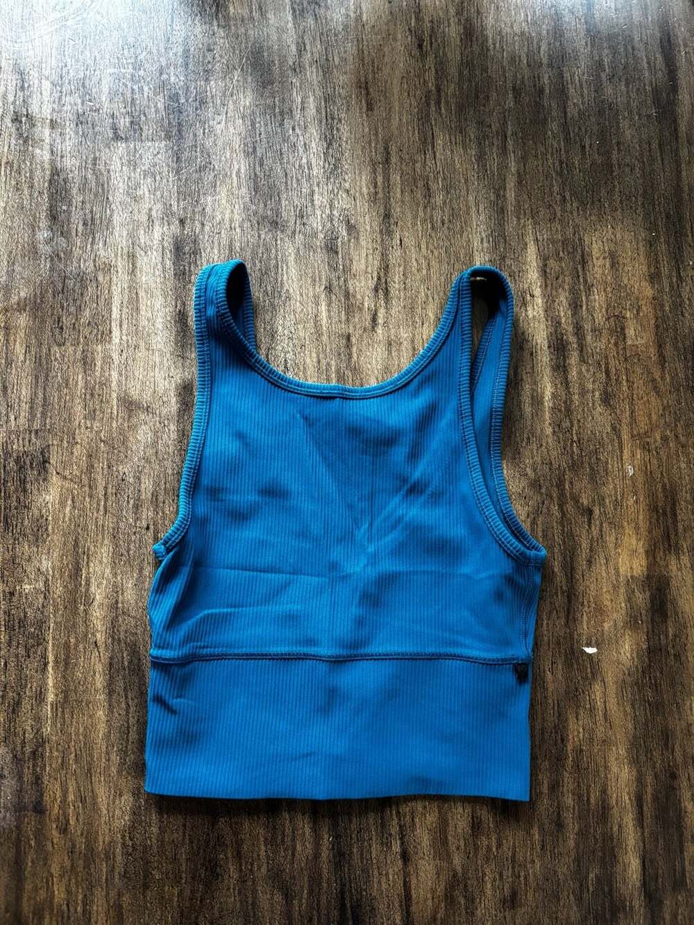 Lululemon Power Pivot Ribbed Tank Top Blue